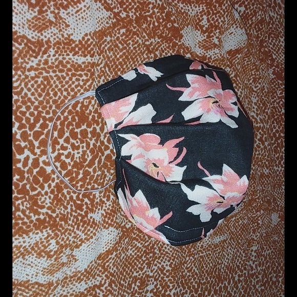 Acacia Aloha custom cloth face mask swimwear black vintage - Picture 6 of 6